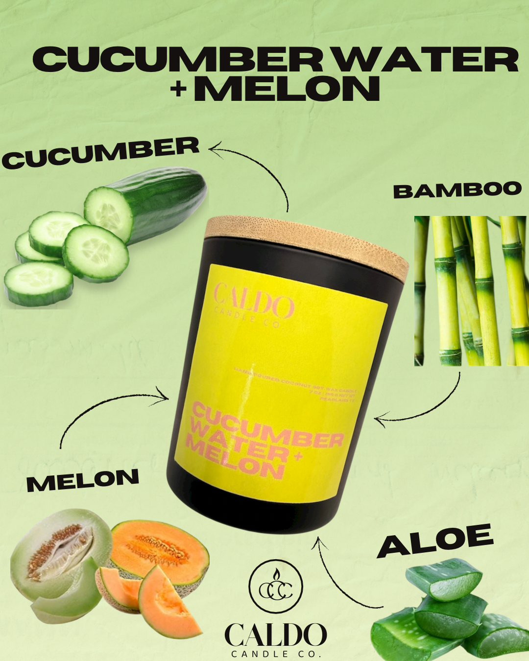 Cucumber Water + Melon